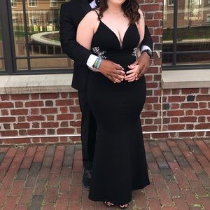 Fashion Nova Black Formal Prom Dress